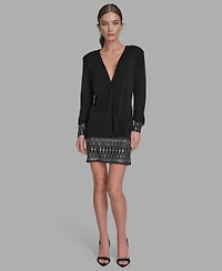 Bcbg Women's Hotfix Drop-Waist Sheath Dress