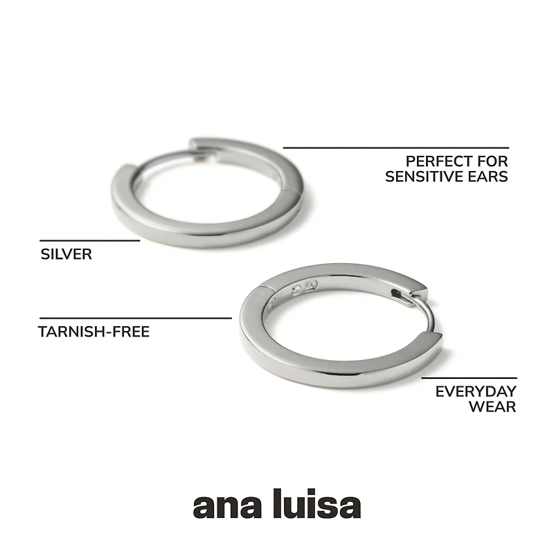 Ana Luisa Huggie Hoops