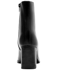 Arezzo Women's Regina Wood Block Heel Booties