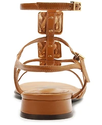 Arezzo Women's Gretta Gold Elegance Flat Sandals