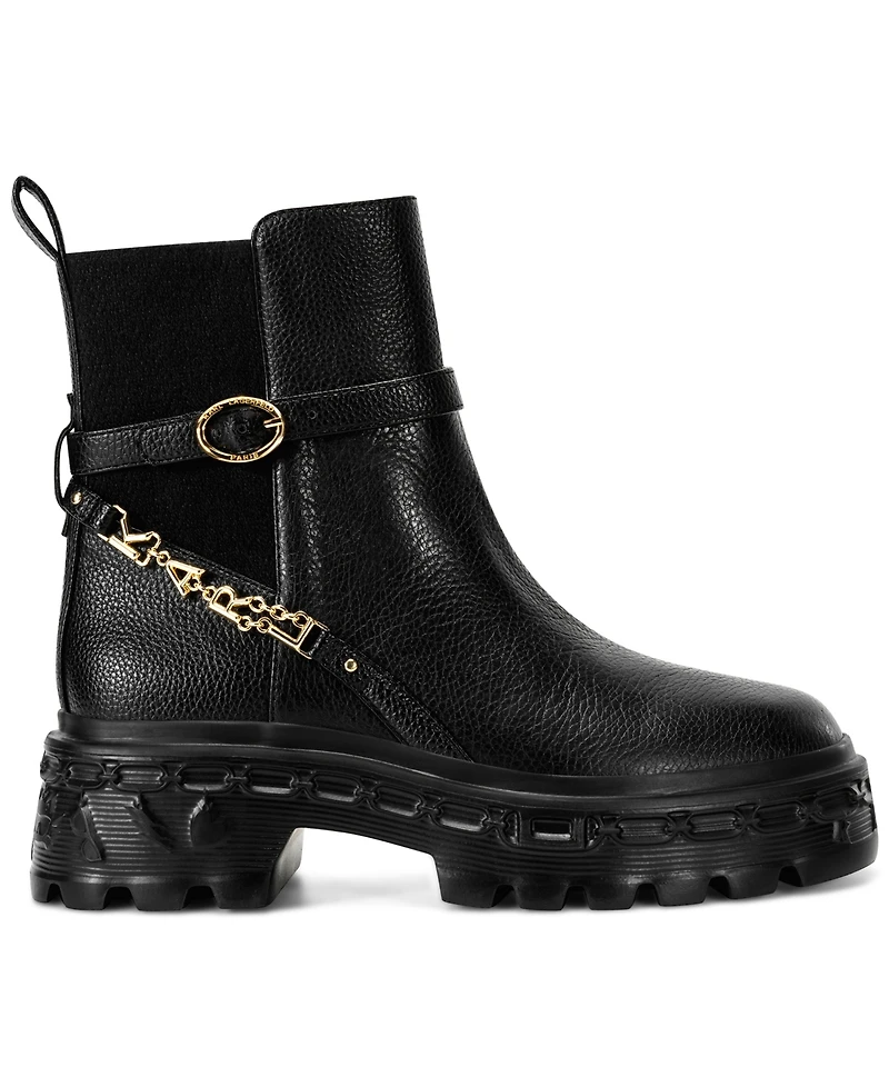 Karl Lagerfeld Paris Women's Laelith Zip Up Booties
