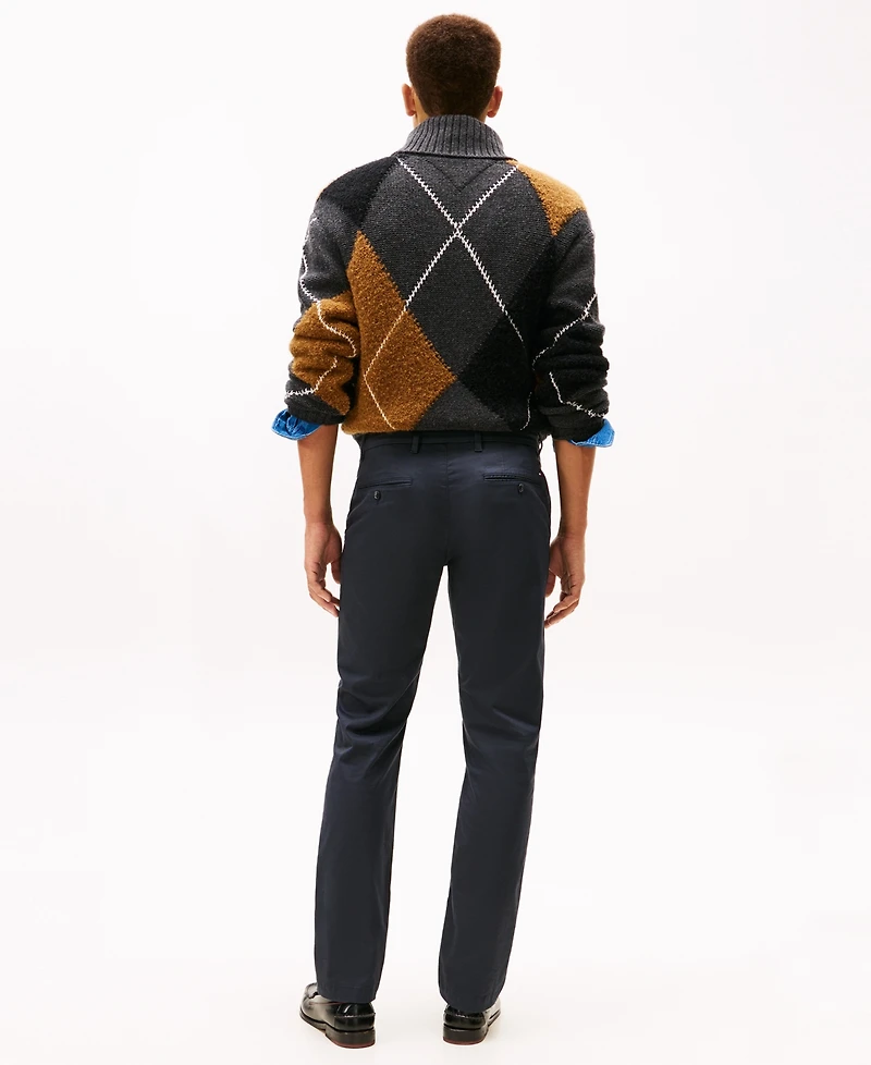 Tommy Hilfiger Men's Denton Printed Structure Slim Fit Pants