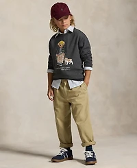 Polo Ralph Lauren Big Boys Bear Heathered Fleece Sweatshirt