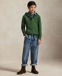 Polo Ralph Lauren Boys 8-20 Hooded Long Sleeve Rugby Sweatshirt