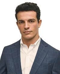 B by Brooks Brothers Men's Classic-Fit Wool Blend Sport Coat