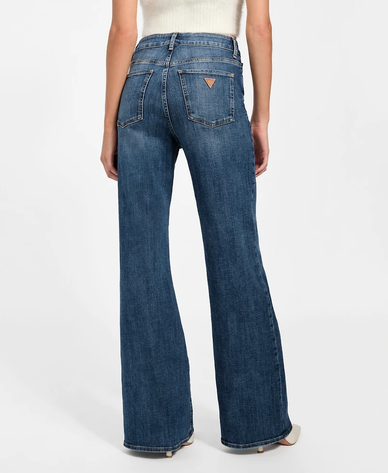 Guess Women's Classic Faye High Rise Bootcut Jeans