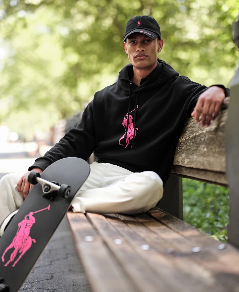 Polo Ralph Lauren Men's Pink Pony Relaxed-Fit Hoodie