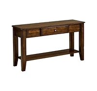 Intercon 49"" x 18"" Sofa Table w/Shelf in Raisin