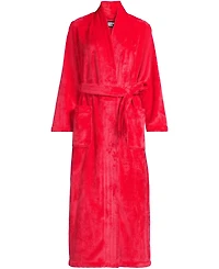 Lands' End Women's Cozy Plush Long Wrap Robe