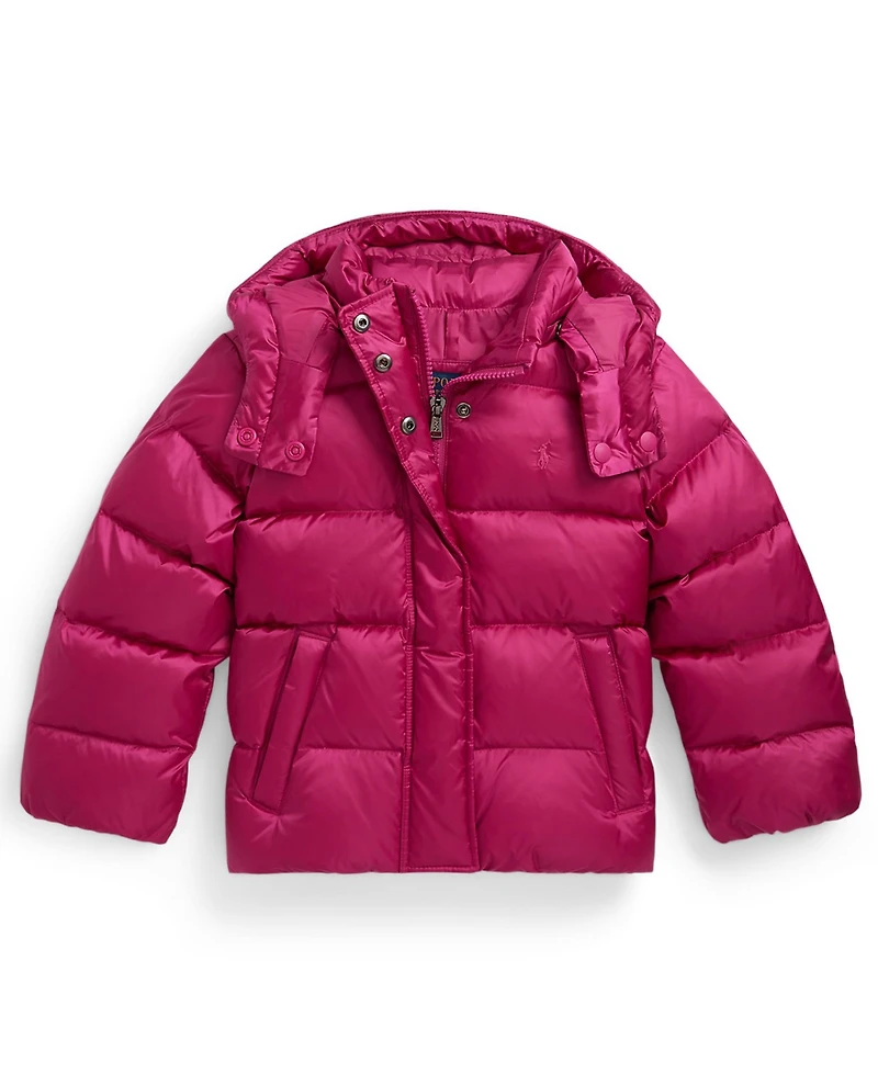 Polo Ralph Lauren Girls 2T-6X Metallic Hooded Jacket