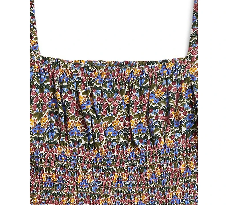 Polo Ralph Lauren Girls 2T-6X 2-Pc. Floral Smocked Top and Skirt Set