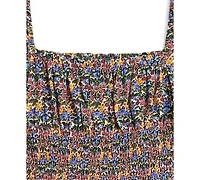 Polo Ralph Lauren Girls 2T-6X 2-Pc. Floral Smocked Top and Skirt Set