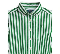 Polo Ralph Lauren Girls 7-16 Striped Long Sleeve Shirtdress