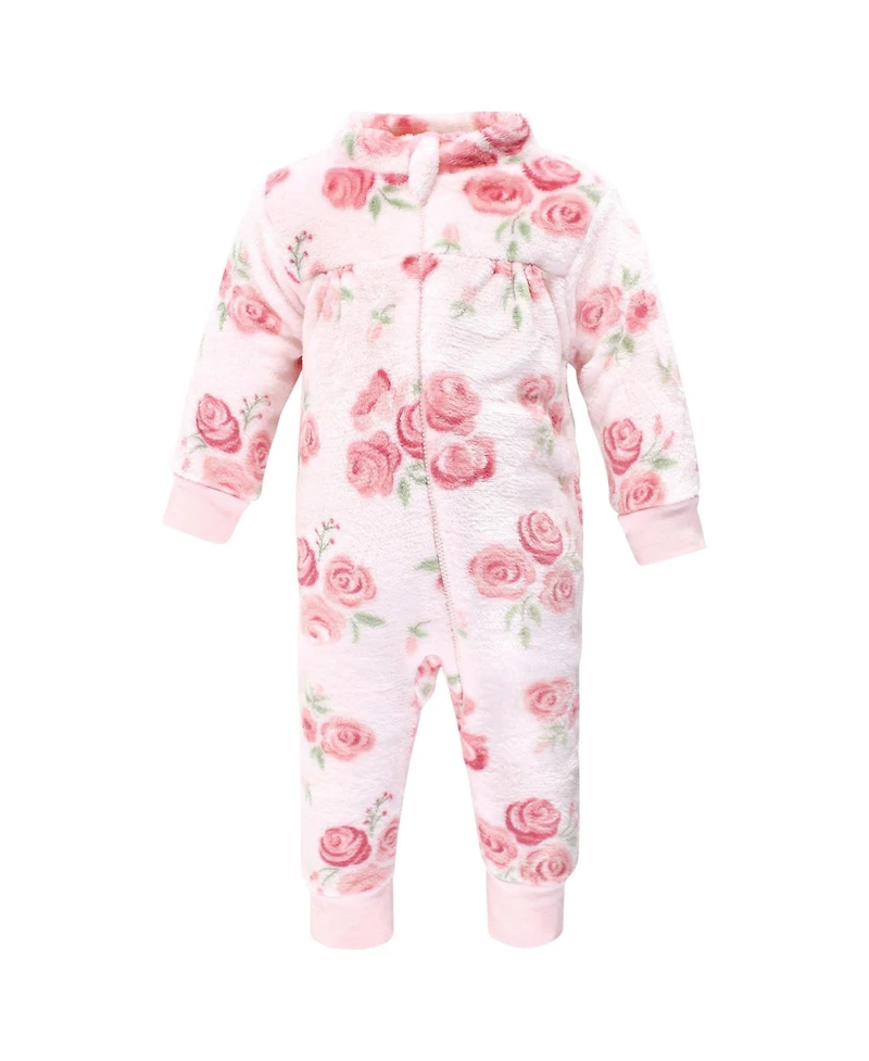 Hudson Baby Toddler Girls Plush Jumpsuits