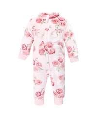 Hudson Baby Toddler Girls Plush Jumpsuits