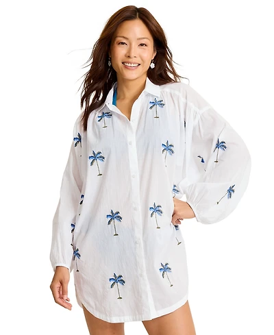 Tommy Bahama Women's Palm Button Front Shirt