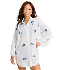 Tommy Bahama Women's Palm Button Front Shirt