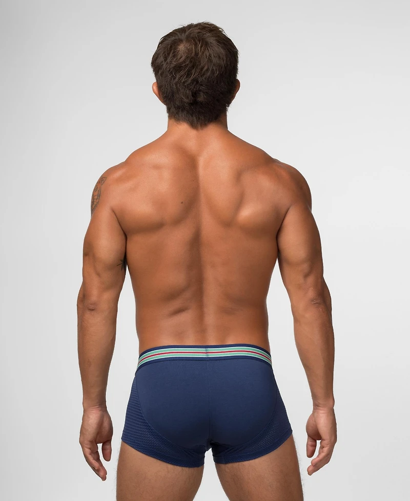 Rounderbum Men's Varsity Lift Trunk 3-Pack