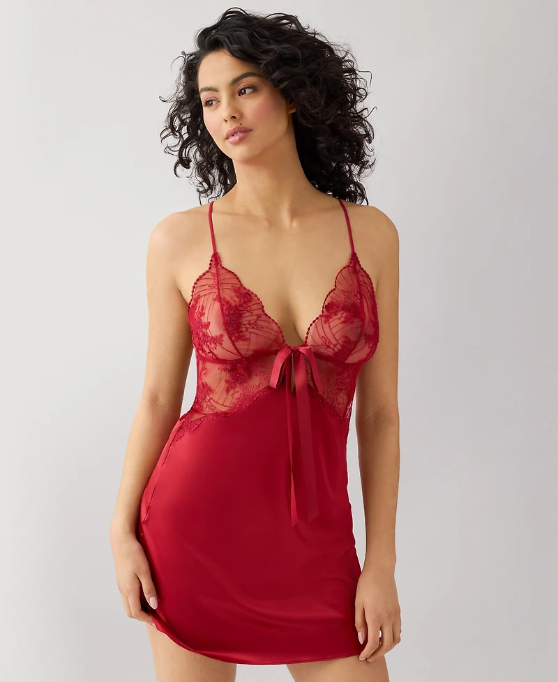 Wacoal Women's Midnight Soiree Embroidered Chemise