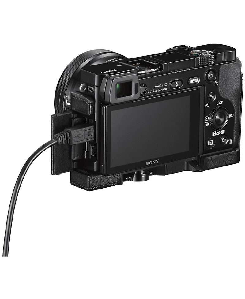 Sony Lcs-ebe Just-Fit Body Case for Alpha A6000 Camera, Black