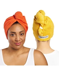Microfiber Turbie Twist 2 Pack (Golden Rod, Orangeade)