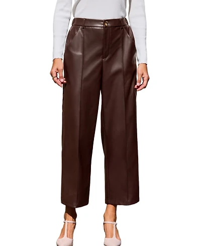 Cupshe Women's Danger Zone Brown Pants