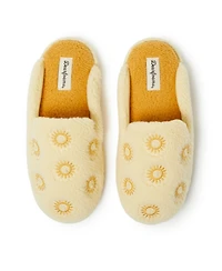 Dearfoams Women's Christmas Tree Teddy Scuff Slipper