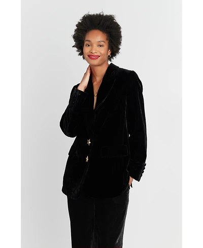 Chinti & Parker Women's Viscose Velvet Jacket