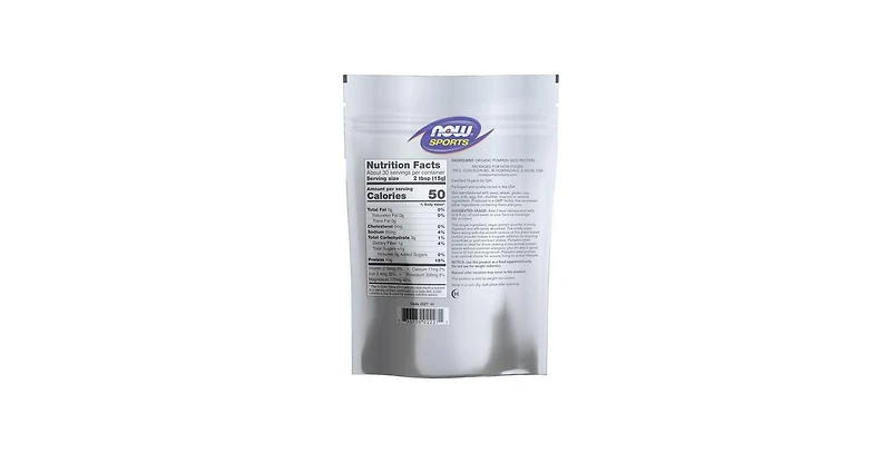 Now Foods Pumpkin Seed Protein Powder, Unflavored 1 Lb