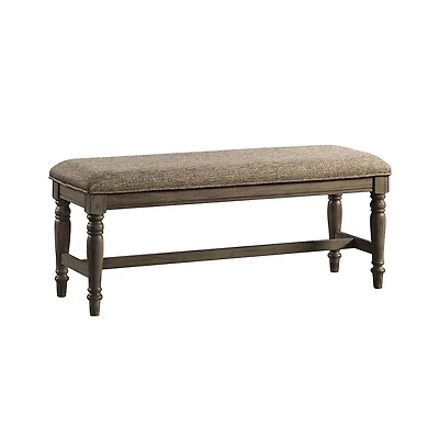Intercon 46"" Backless Bench w/Cushion in Roasted Oak