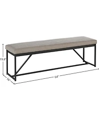 Intercon Eden 64"" Backless Bench