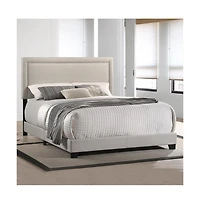Intercon Zion Queen Uph Bed in Zion Fog Fabric