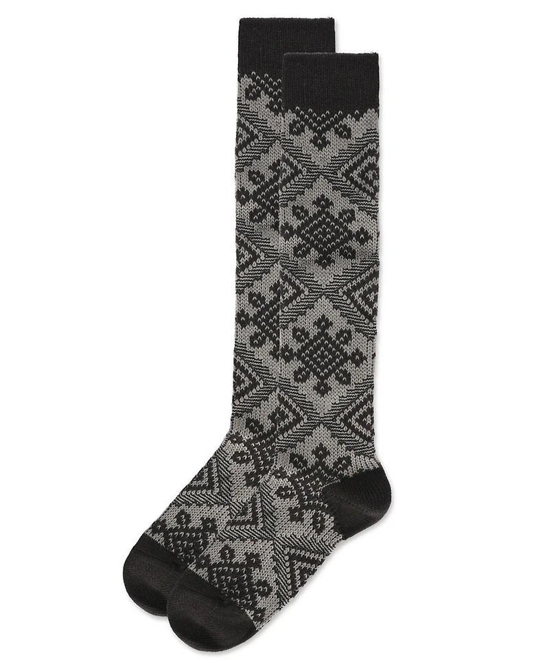 MeMoi Women's Diamondsign Southwest Inspired Knee High Sock