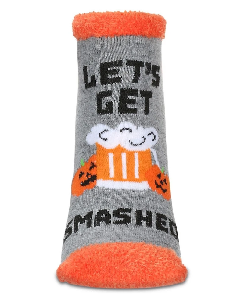 MeMoi Women's Let's Get Smashed Low-Cut Non-Skid Socks