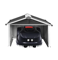 vidaXL Garden Shed Anthracite Galvanized steel Medium Durable