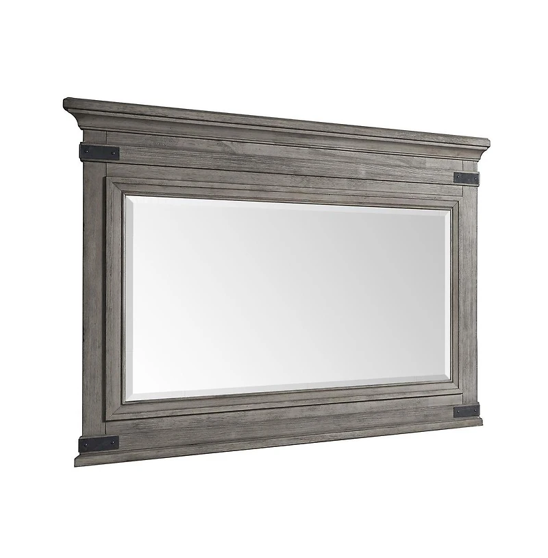 Intercon Chesser Mirror in Brushed Steel