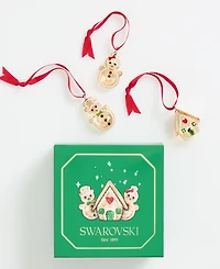 Swarovski Holiday Cheers Gingerbread Ornament Set