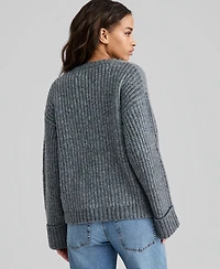 And Now This Petite Chunky V-Neck Cardigan Sweater, Macy's Exclusive