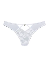 Lascana Women's Rhinestone Lace Thong