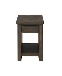 Intercon 16 x 24 Chairside Table in Reclaimed Chevron