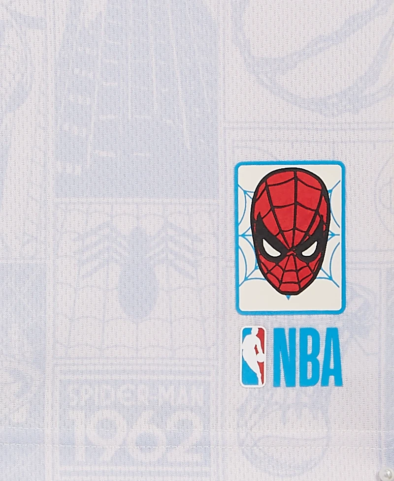 Macy's Marvel X Nba Kids Spider-Man 1962 Printed Short Sleeve Jersey, Exclusive