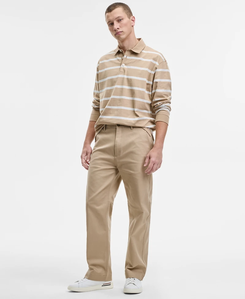 Hugo Boss Men's Dalton253 Straight-Fit Canvas Jeans