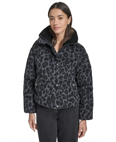 Levi's Women's Regular Wool Blend Western Puffer Jacket