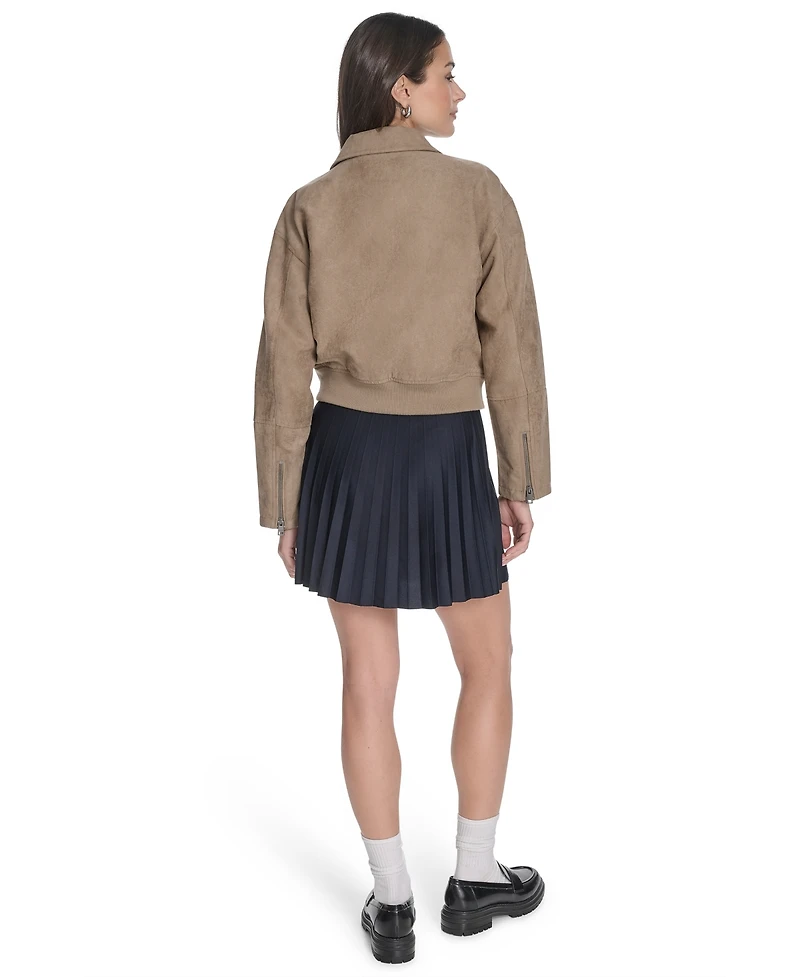 Levi's Women's Regular Faux Suede Bomber Jacket