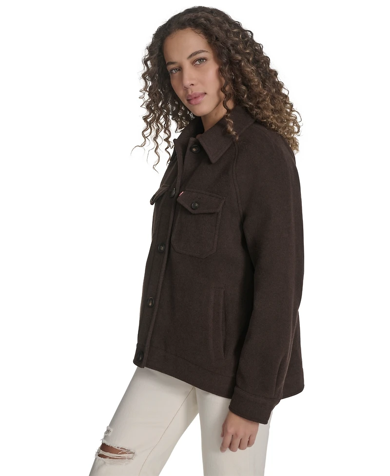 Levi's Women's Regular Wool Blend Shirt Jacket