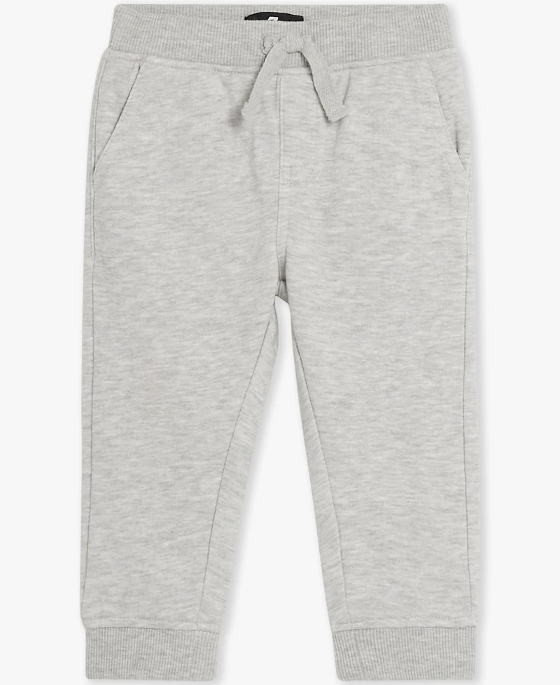 7 For All Mankind Baby Boys 2-Piece Denim Shirt and Joggers Set