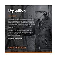 RefrigiWear Women's Durable Quilted Jacket with Reflective Lining
