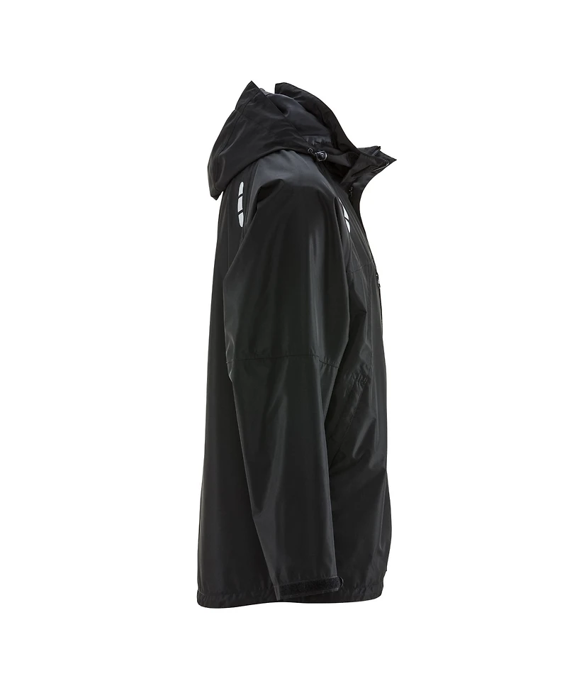RefrigiWear Big & Tall Lightweight Rainwear Jacket - Waterproof, Wind-Resistant, Breathable with Detachable Hood