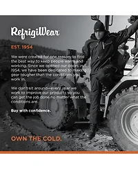 RefrigiWear Men's Extreme Hooded Jacket Heavy-Duty Winter Coat, Insulated Cold-Weather Outerwear
