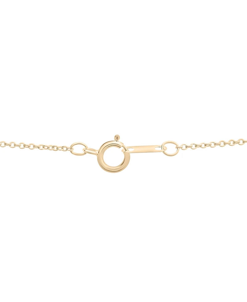 Wrapped Diamond Necklace (1/6 ct. t.w.) in 10K Yellow Gold, Macy's Exclusive